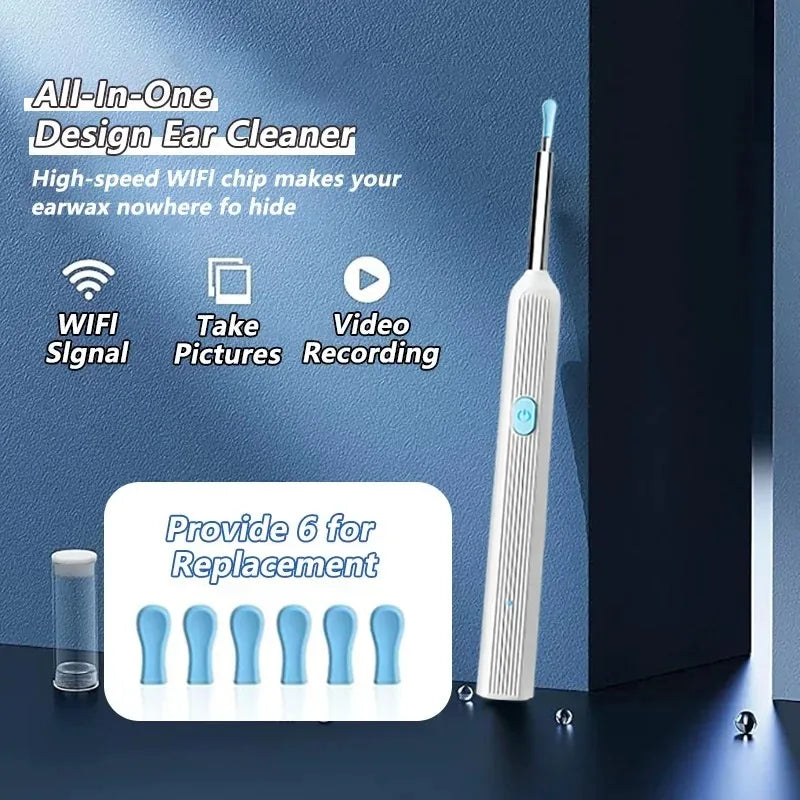 جهاز تنظيف شمع الأذن المرئي المزود بكاميرا Visual Ear Wax Cleaner with Camera