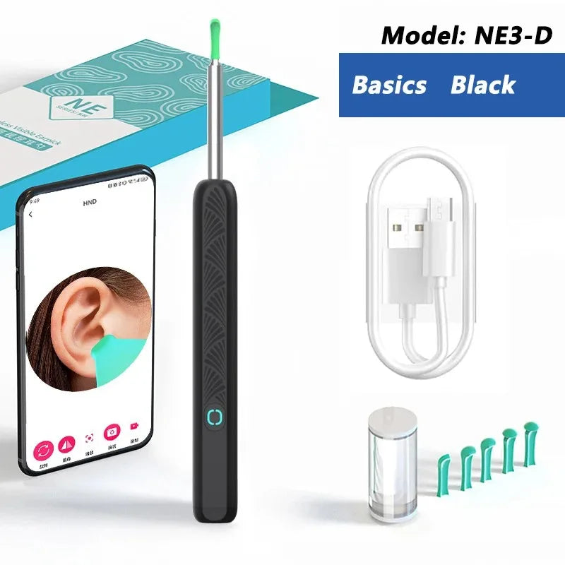 جهاز تنظيف شمع الأذن المرئي المزود بكاميرا Visual Ear Wax Cleaner with Camera