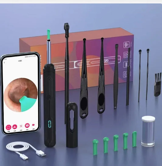 جهاز تنظيف شمع الأذن المرئي المزود بكاميرا Visual Ear Wax Cleaner with Camera