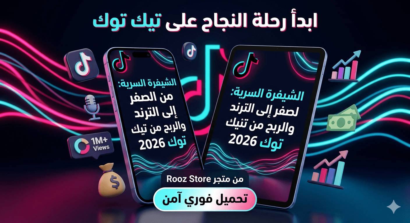 Digital Bookالشيفرة السرية: سر التيك توك من الصفر للربح 2026