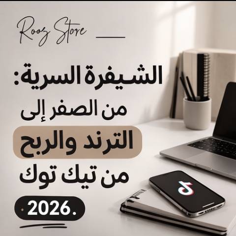 Digital Bookالشيفرة السرية: سر التيك توك من الصفر للربح 2026